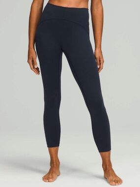 New Lululemon Instill High-Rise Tight 25" - True Navy - NWT Smoothcover Yoga